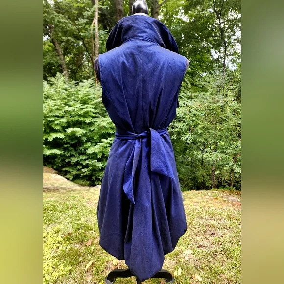 Samuel Dong Midnight Blue Bubble Swing Dress - Picture 6 of 7